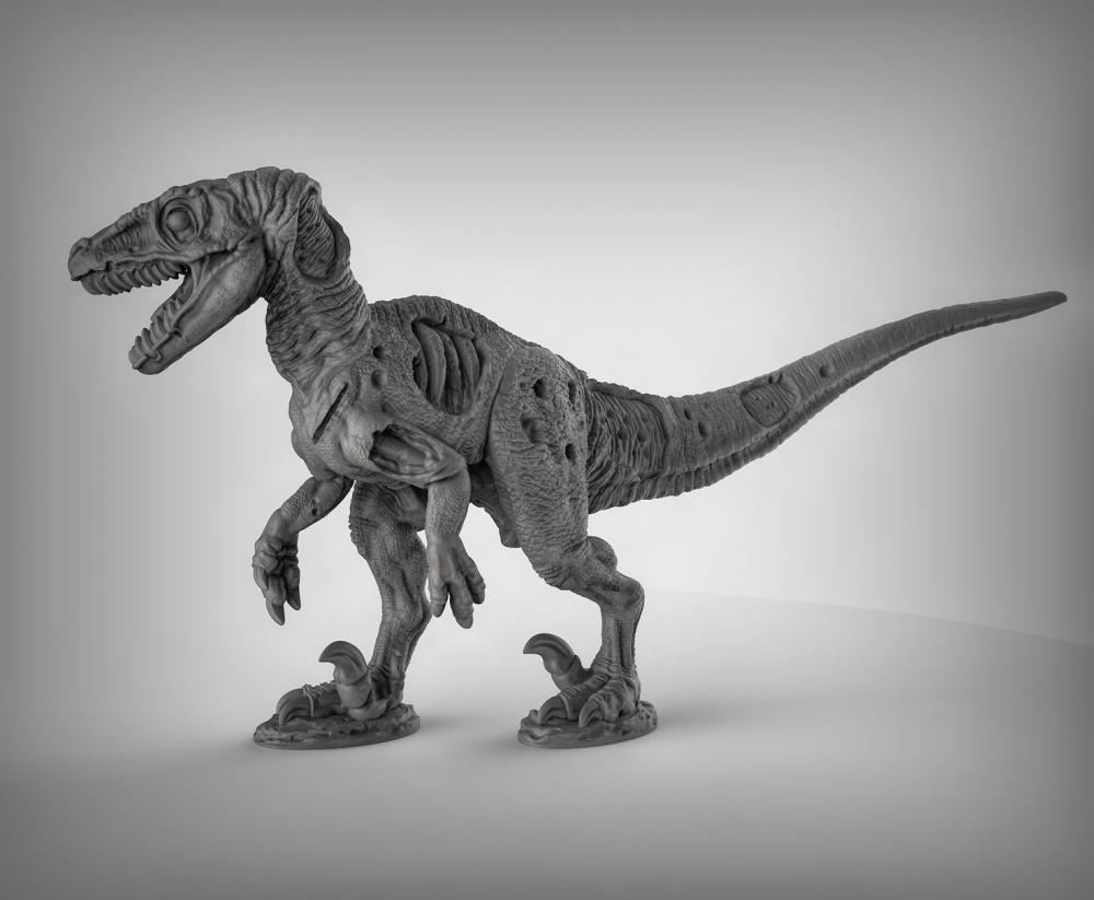 迅猛龙3D打印模型