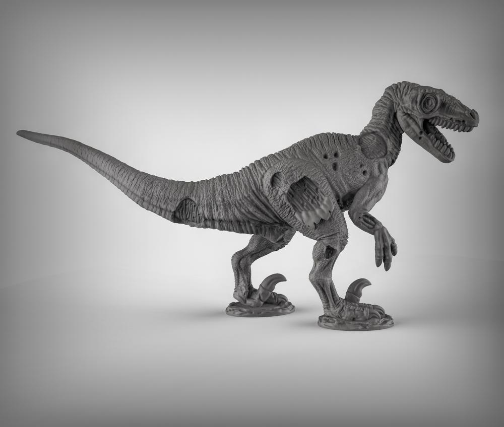 迅猛龙3D打印模型
