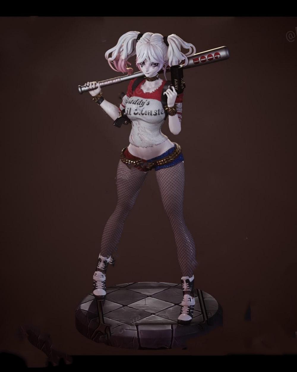 小丑女3D打印模型