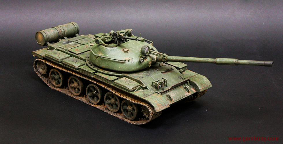 【军模模型】T-62坦克