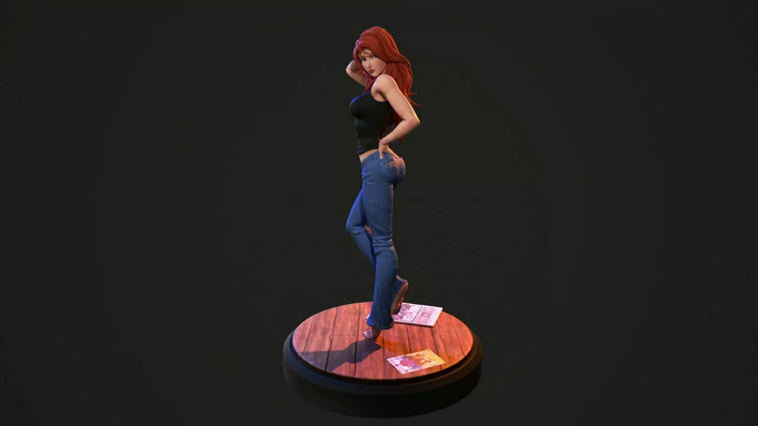玛丽·简 蜘蛛侠女友3D打印模型