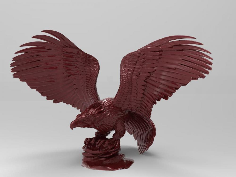 雄鹰3D打印模型