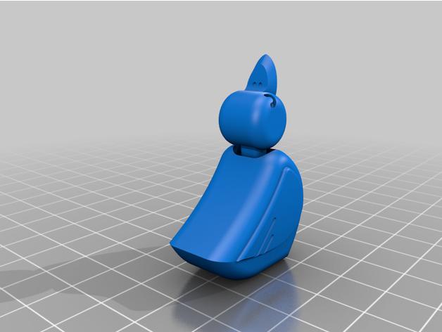 会跑的鸭子3D打印模型