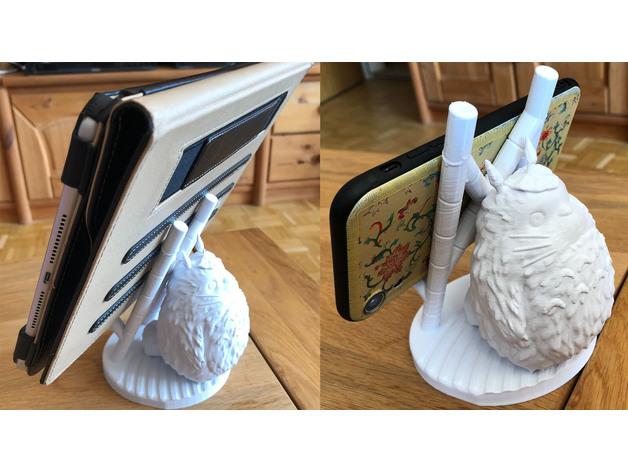 龙猫手机支架3D打印模型