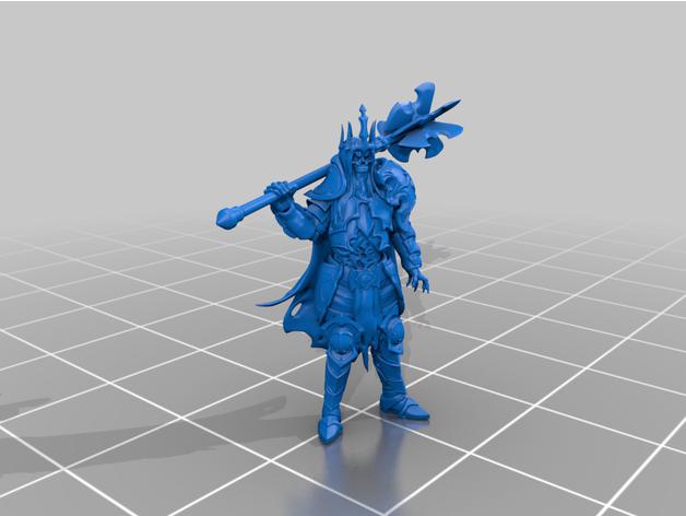 骷髅王李奥瑞克3D打印模型