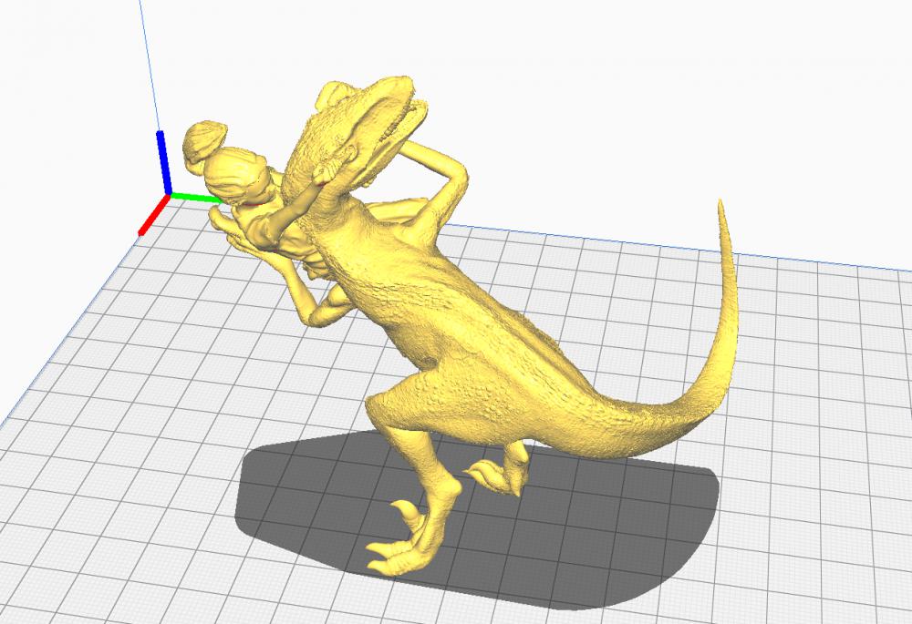 屠龙少女3D打印模型