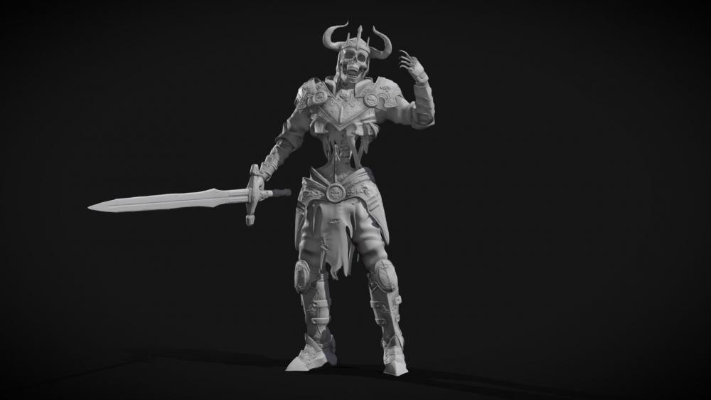 亡灵战士3D打印模型