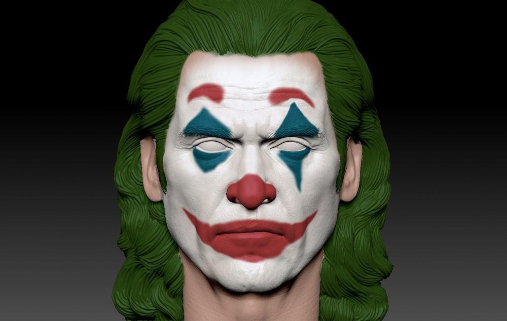 小丑 头雕 头像3D打印模型