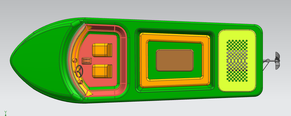 小游艇模型3D打印模型