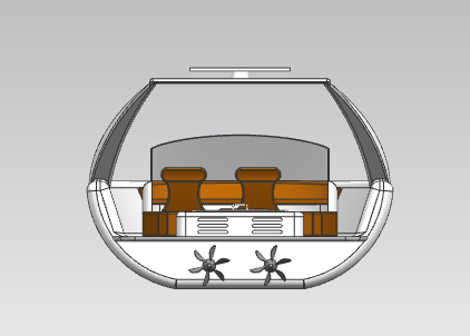 豪华游艇3D打印模型