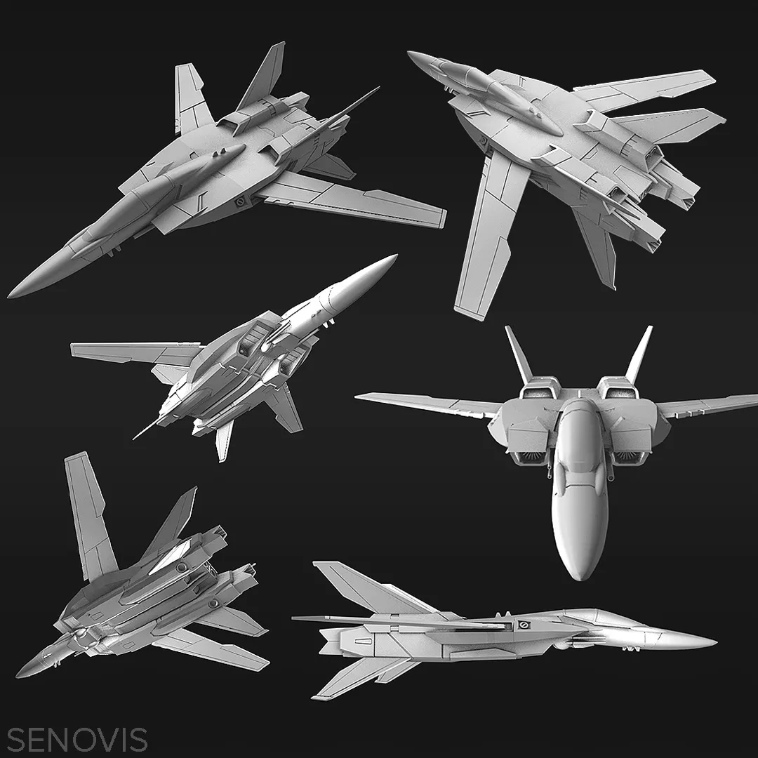 【超时空要塞】VF-3000 CRUSADER3D打印模型
