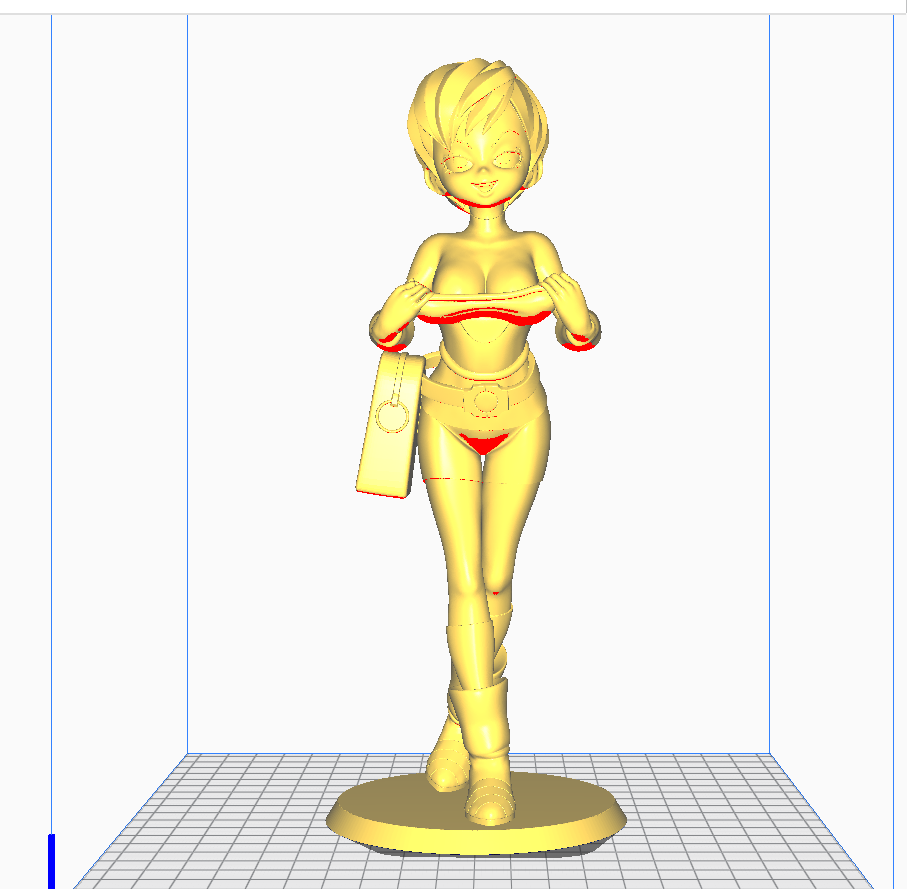 性感的坐台美女3D打印模型