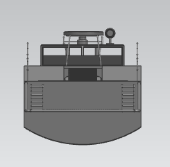 武装巡逻船3D打印模型