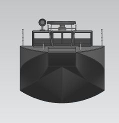 武装巡逻船3D打印模型