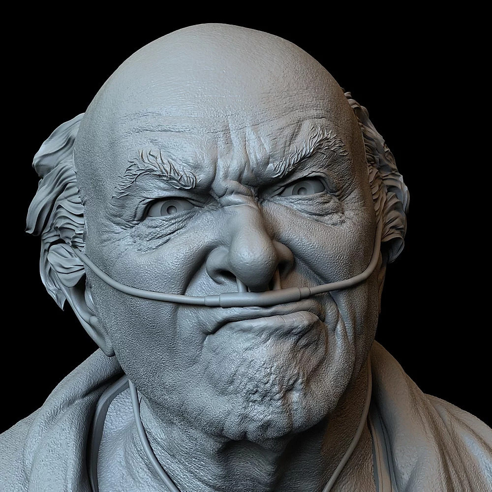 绝命毒师赫克托萨拉曼卡头雕头像