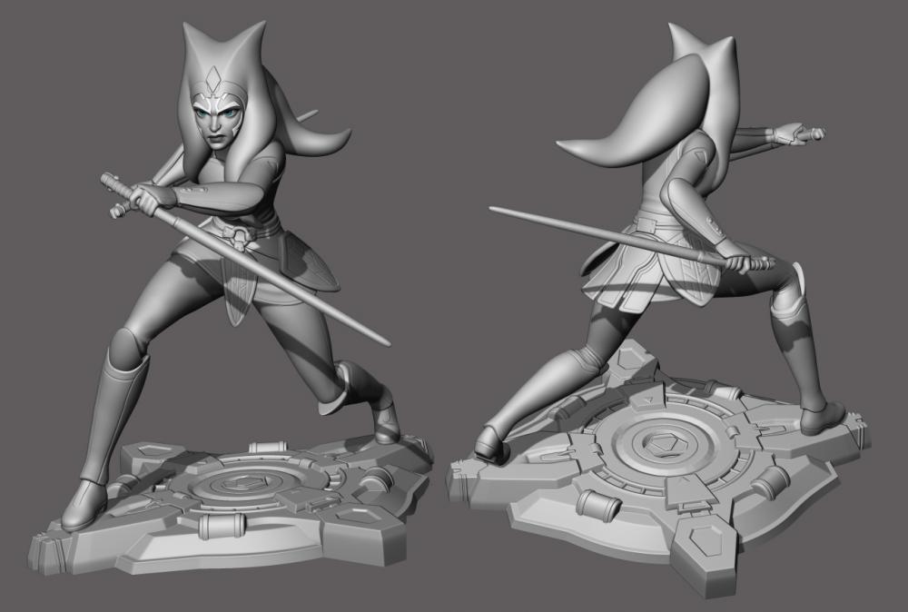 阿索卡·塔诺 Ahsoka Tano3D打印模型