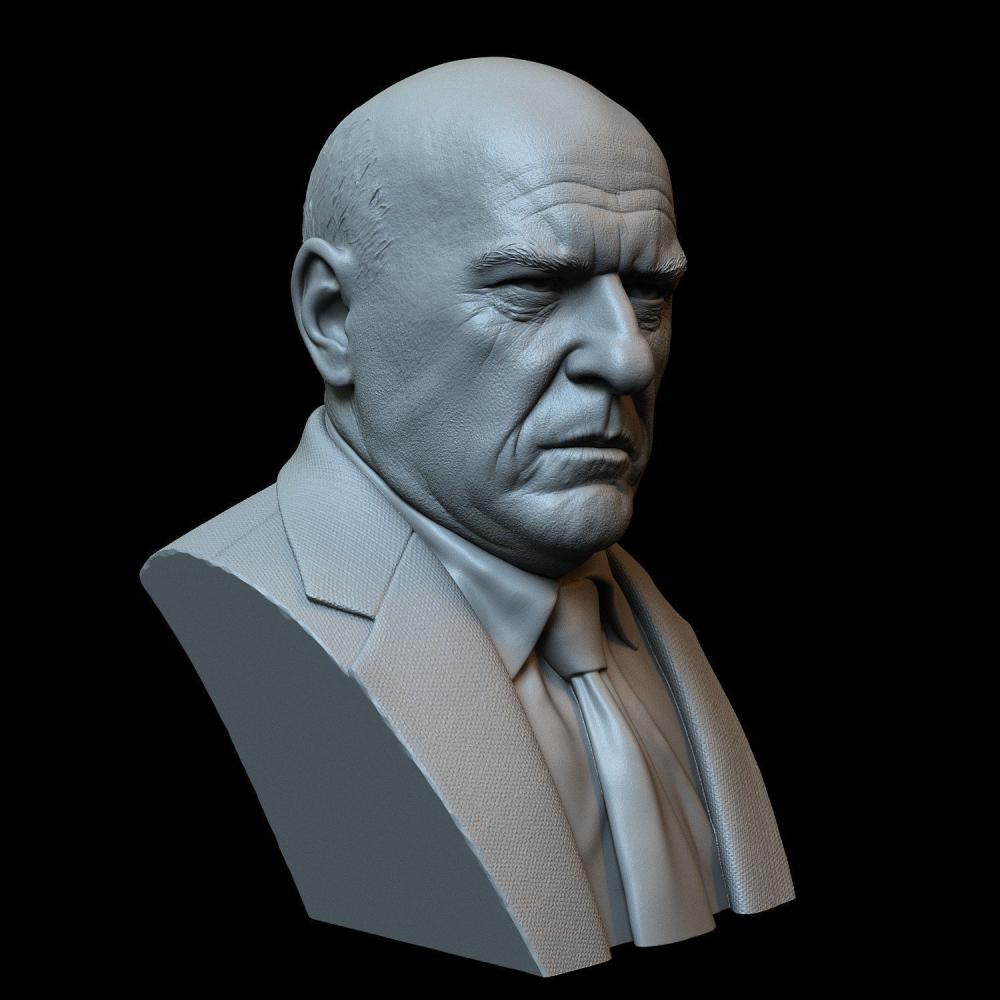 绝命毒师 汉克 头雕3D打印模型
