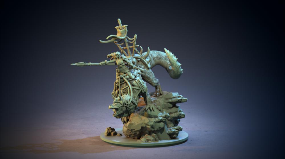 德雷克骑士 屠龙者3D打印模型
