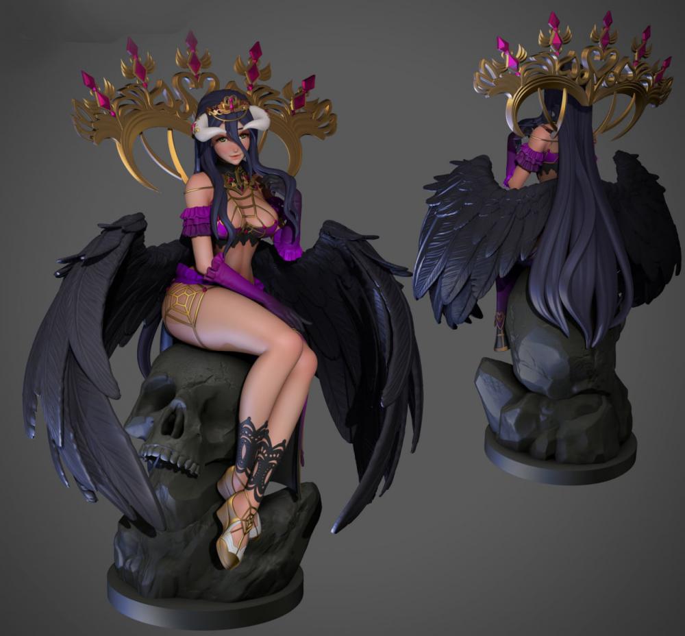 恶魔天使3D打印模型