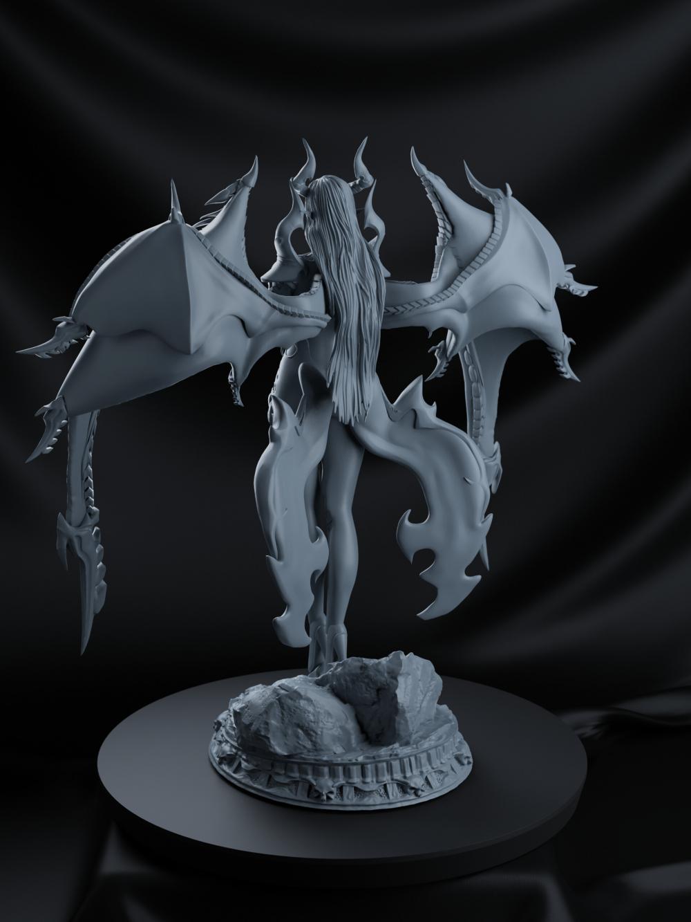 圆环虫女王3D打印模型