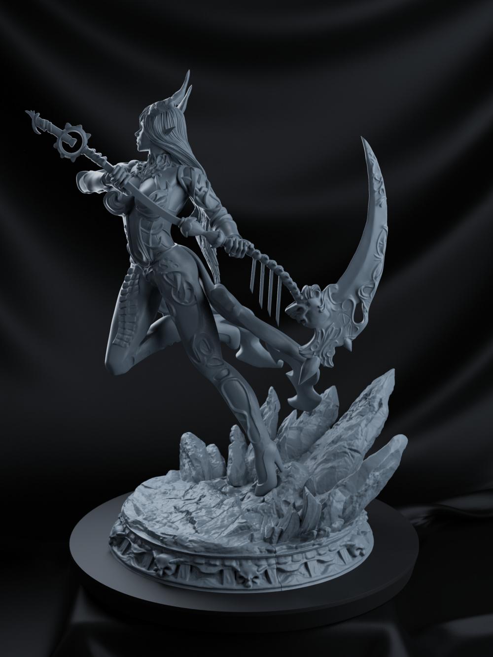收割灵魂的恶魔3D打印模型