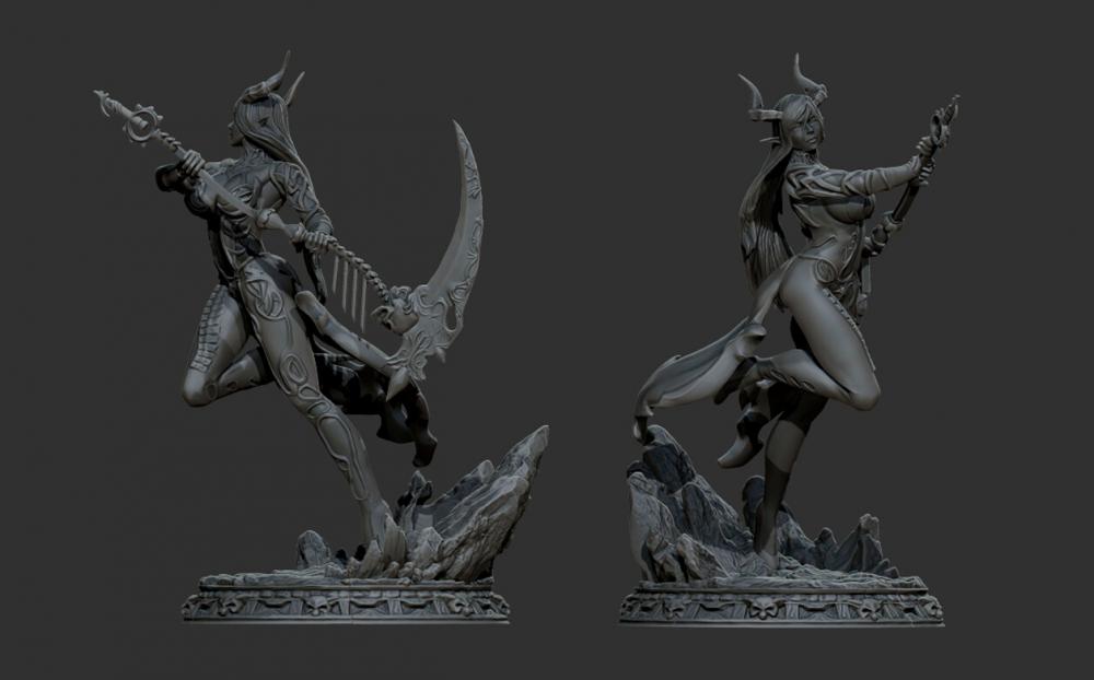 收割灵魂的恶魔3D打印模型