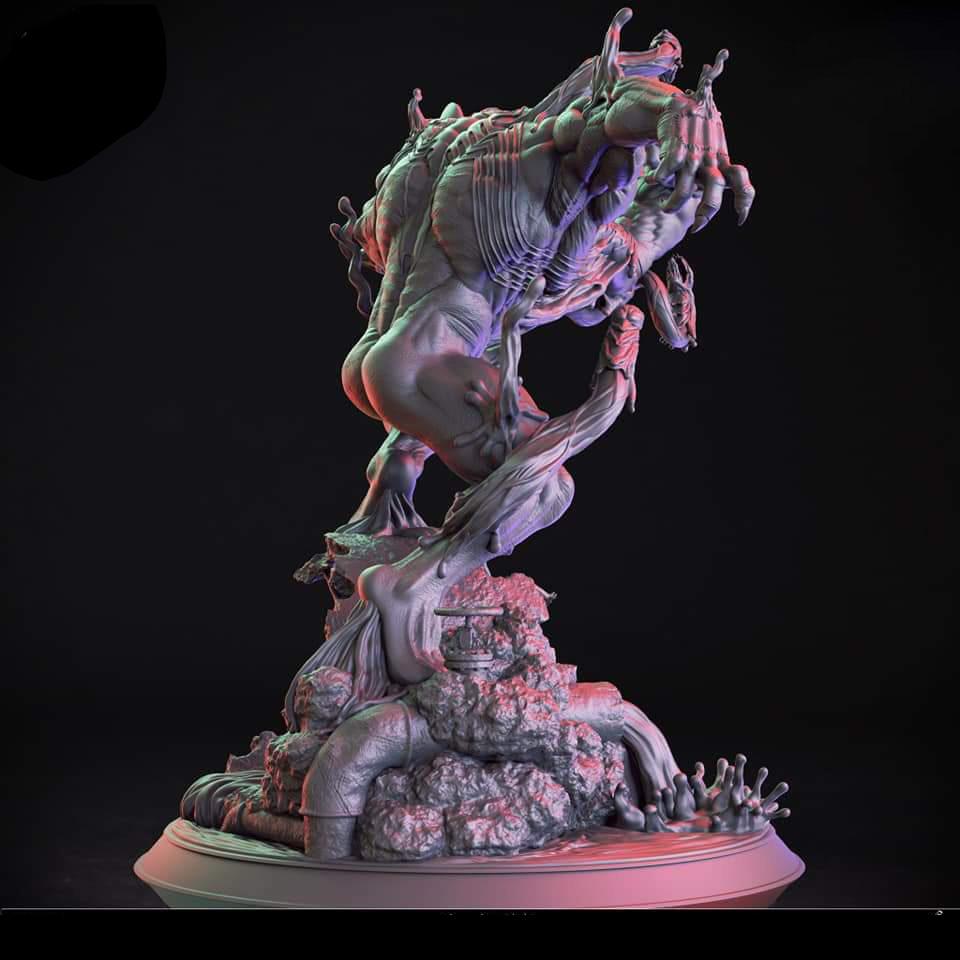 毒液vs蜘蛛侠3D打印模型