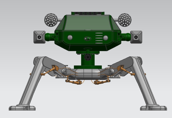 载人机甲3D打印模型
