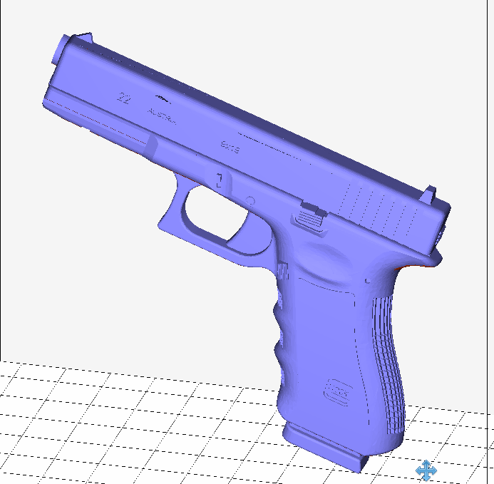 格洛克22式手枪3D打印模型