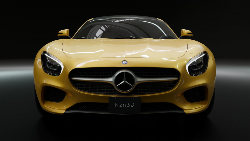 汽车 梅赛德斯 AMG GT S 2016 3D打印模型