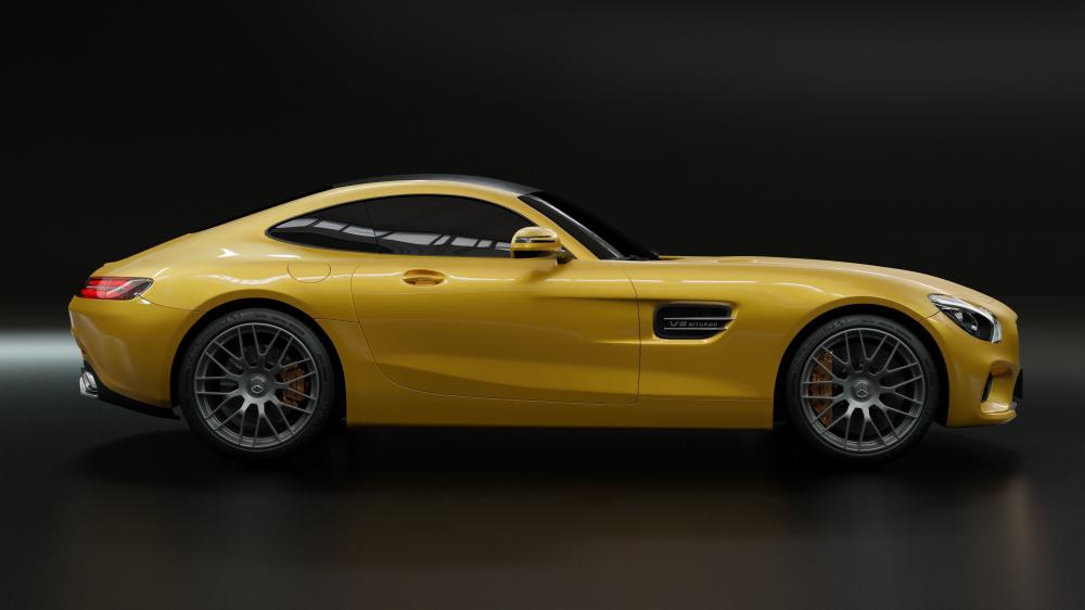 汽车 梅赛德斯 AMG GT S 2016 3D打印模型