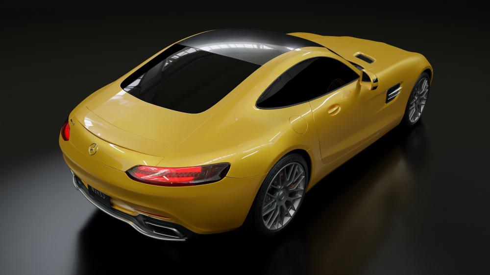 汽车 梅赛德斯 AMG GT S 2016 3D打印模型