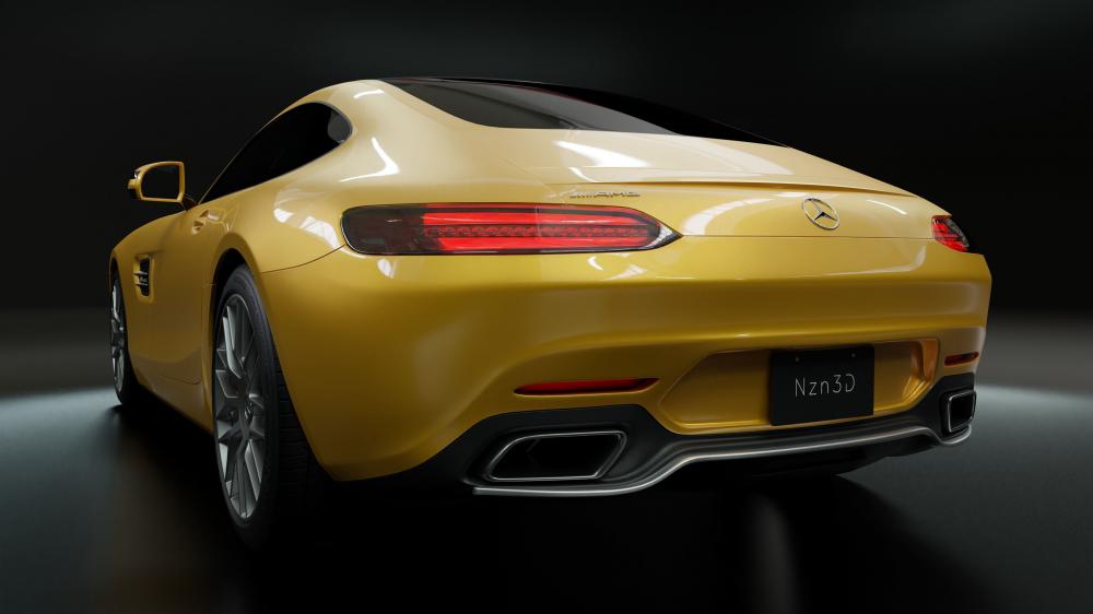 汽车 梅赛德斯 AMG GT S 2016 3D打印模型