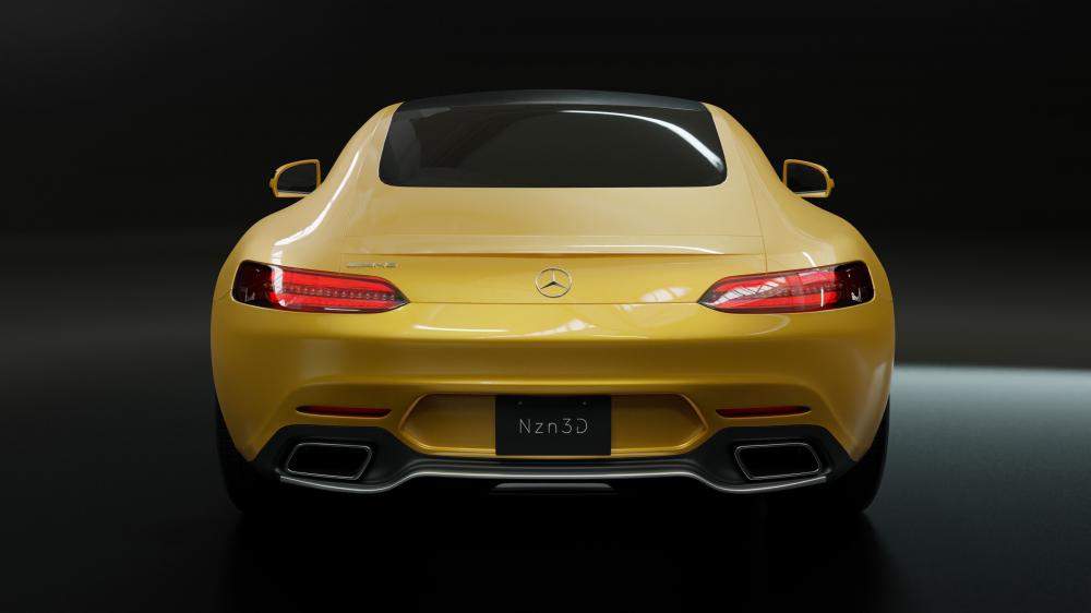 汽车 梅赛德斯 AMG GT S 2016 3D打印模型