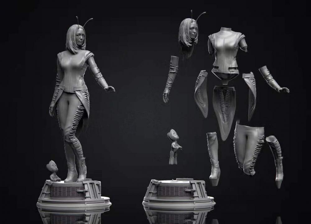 漫威螳螂女含河蟹多形态版3D打印模型