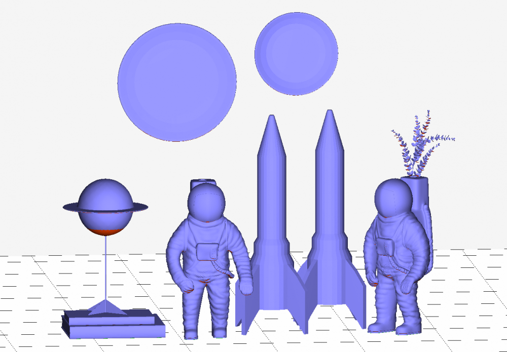 宇航员-摆件3D打印模型