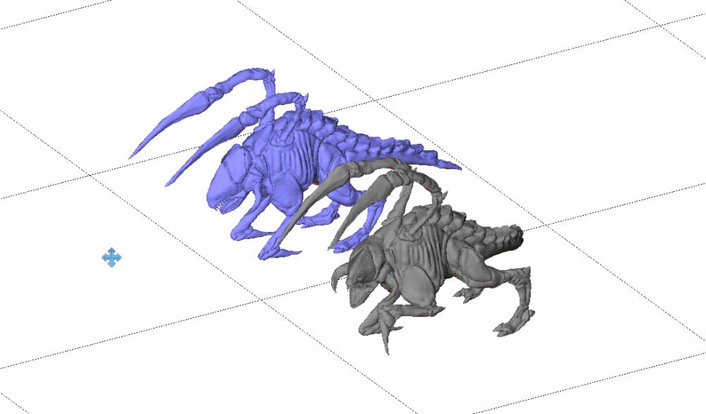 星际争霸2-虫族-跳虫-狗3D打印模型
