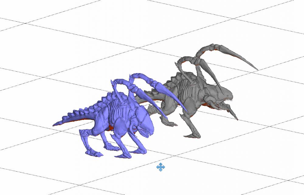 星际争霸2-虫族-跳虫-狗3D打印模型