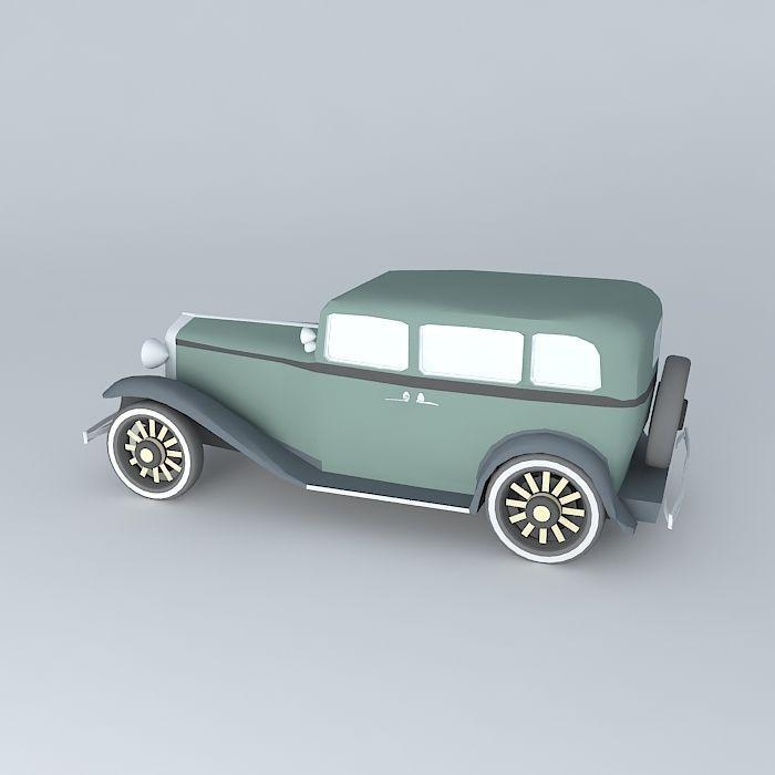 汽车 道奇19323D打印模型