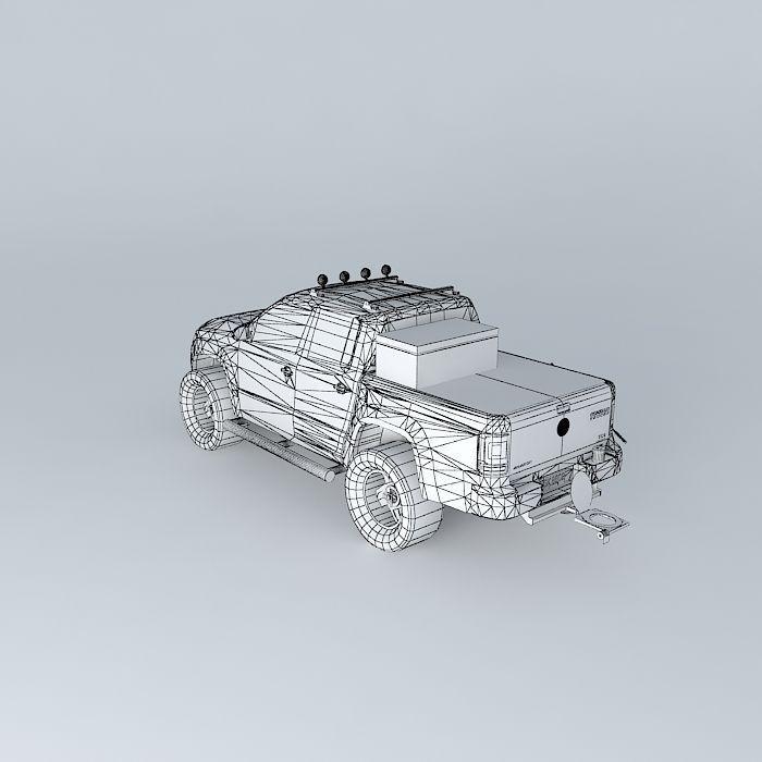 汽车 大众  北极卡车3D打印模型