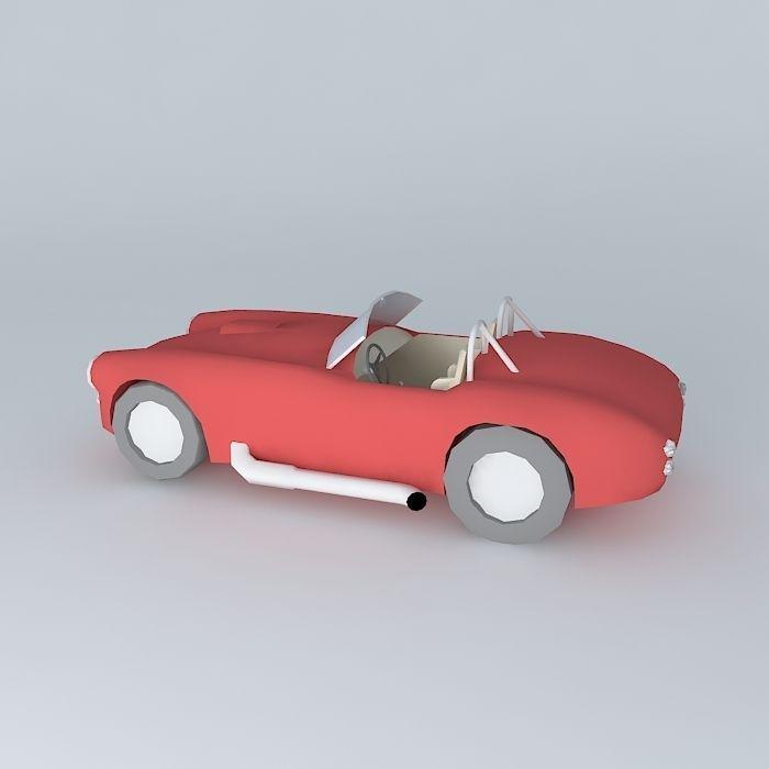 谢尔比眼镜蛇跑车3D打印模型