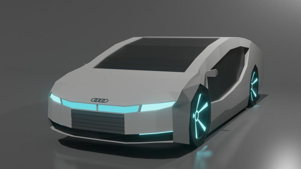 奥迪 A9 未来概念车3D打印模型