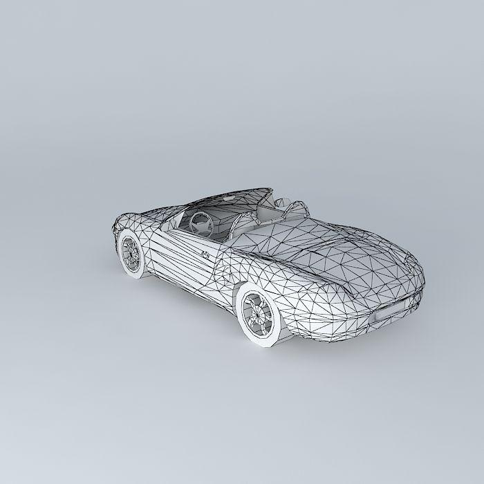 保时捷拳击手 跑车3D打印模型