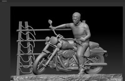 【大逃亡】史蒂夫·麦奎因3D打印模型