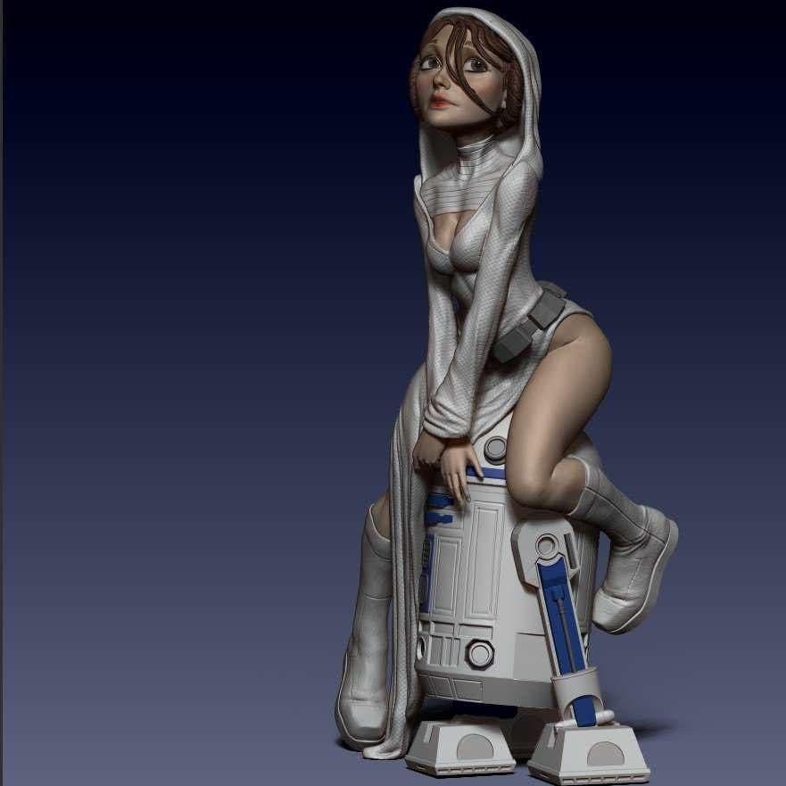 莱娅公主 星球大战3D打印模型