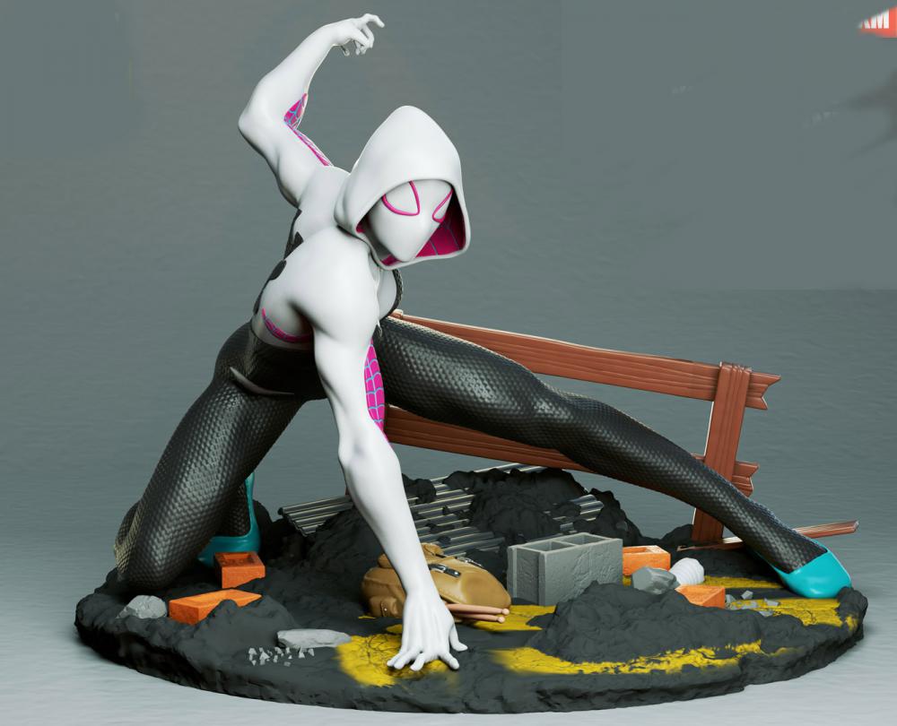 女蜘蛛侠 格温3D打印模型