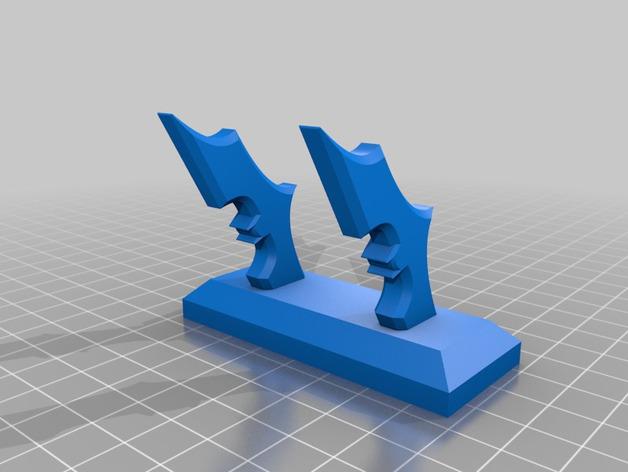 蝙蝠挂钩3D打印模型