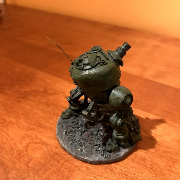 步行坦克3D打印模型