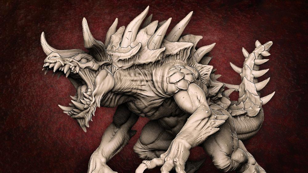 恶魔之王 巴尔兹罗丹3D打印模型