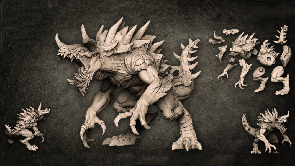 恶魔之王 巴尔兹罗丹3D打印模型